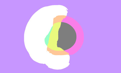 abstract background coconut isolated on white gradient purple white pink background Black-brown, yellow-green blur. clear texture image texture nature abstract food tree pattern health beautiful fruit