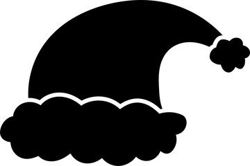 Santa Claus hat isolated Illustration