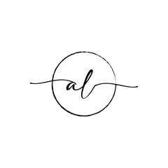 Initial beauty logo vector templates