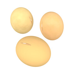 大豆　3d　イラスト　クローズアップ