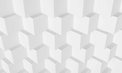 白い空間イメージ3DCGイラスト