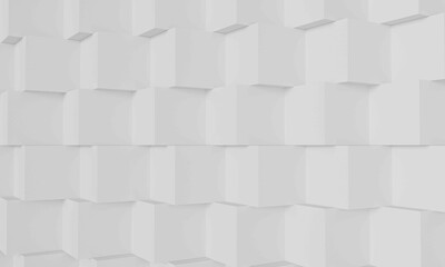 白い空間イメージ3DCGイラスト