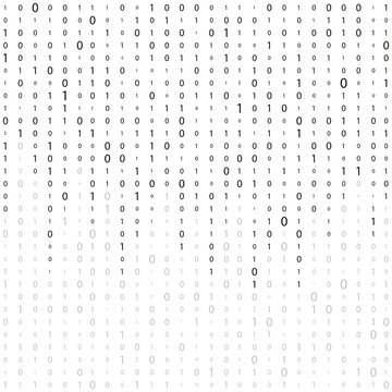 Matrix. Binary background. Matrix effect with falling numbers. Digital data stream. binary code.