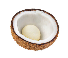 coconuts isolated on transparent png