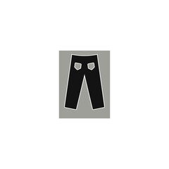 pants icon vector logo design illustration