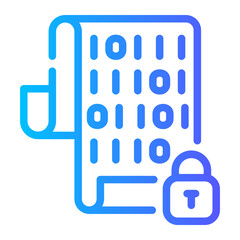 encrypted gradient icon