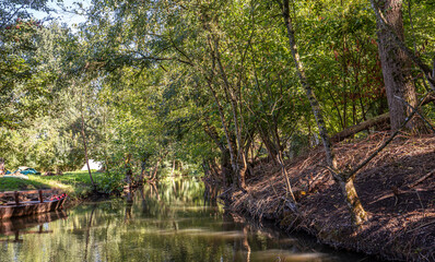Boat trip on an inner canal in the Marais Poitevin