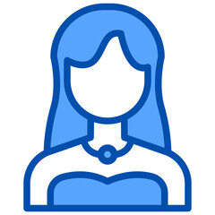 Bride filled outline icon