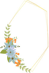 Flower Frame Wreath Wedding Decoration