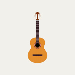 Fototapeta premium Classical guitar vector illustration art