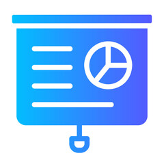 presentation gradient icon