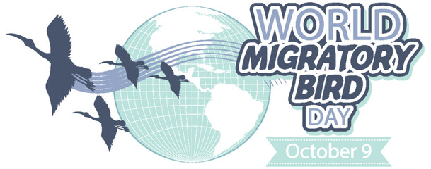World Migratory Bird Day Banner Concept