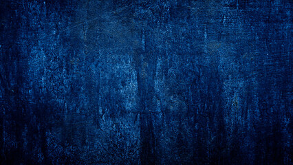 dark blue grungy abstract cement concrete wall texture background