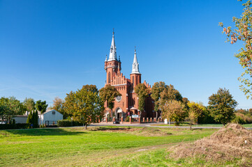 Church of st. James in Chelmica Duza, Kuyavian-Pomeranian Voivodeship, Poland