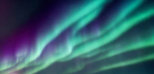 Foto auf Acrylglas Nordlichter Aurora Borealis - Nordlichter