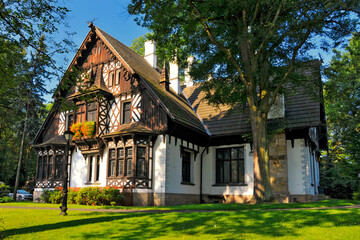 Hunting palace in Promnice, Silesian Voivodeship, Poland	