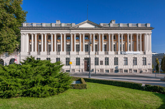 Raczynski Library. Poznan, Greater Poland Voivodeship, Poland.