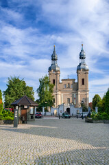 Obraz premium Church of the Blessed Virgin Mary of the Assumption in Zbaszyn, Greater Poland Voivodeship, Poland
