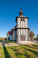 Fototapeta na wymiar St. Florian's Church in Jedlec, Greater Poland Voivodeship, Poland