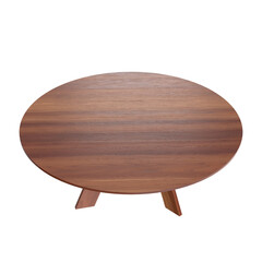 3d rendering illustration of a circular side table