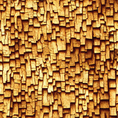 Texture of natural wood shingle roof