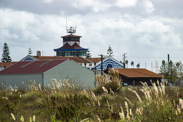 Zona portuaria de Aveiro, Gafanha da Nazaré,  municipio de Ilhavo, vista parcial, Aveiro portugal....