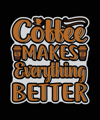 Here is my new coffee T-shirt design.