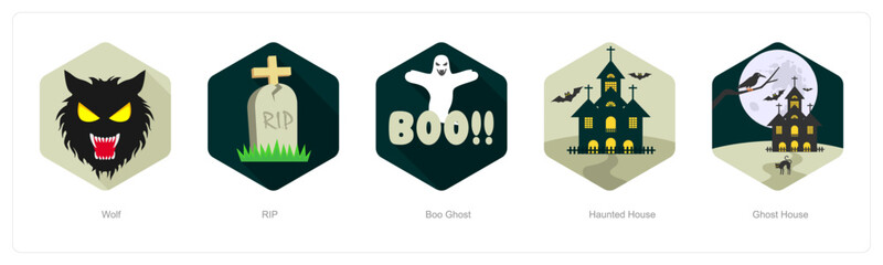 wolf, rip, boo ghost