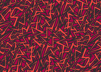 Abstract background with seamless stroked rough lines pattern