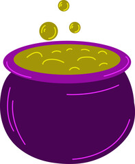 Witch's Cauldron with Potion