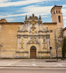 Fototapeta premium monastery in Carrion de los Condes on the Santiago trail, Castile and Leon, Spain