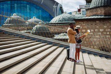 Young couple outdoors