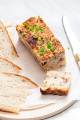 typical Czech Easter stuffing with ham and chive