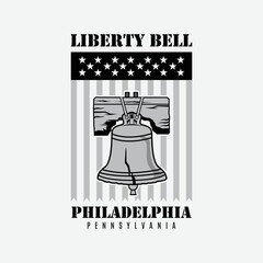 Liberty bell, Philadelphia, Pennsylvania, USA, United States of America, liberty bell vector