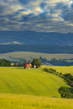 Windmill in Chvalkovice, Southern Moravia, Czech Republic © Richard Semik