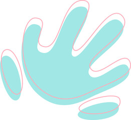 Fototapeta premium Pastel Aesthetic Shape Element (4)