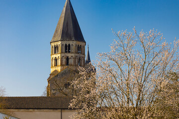 Benedictine abbey Cluny, Saone et Loire department, Bourgogne region, France