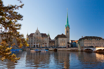 Historische Altstadt von Zürich, Schweiz