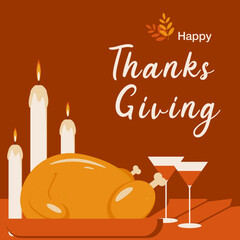 Thanksgiving day banner, poster e t.c.