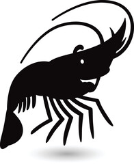 Lobster isolated vector Silhouettes