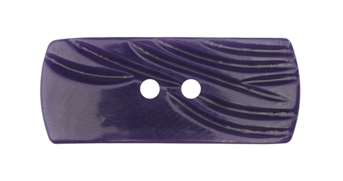 Detail of the old and used button on transparent background