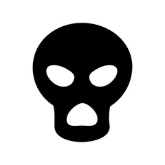 Grunge skull vector isolated on white background. line art vector illustration. Halloween Skull vector Perfect for colouring books, textiles, icons, web, painting, and children's books.	
