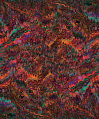 Artistic Creative Texture. Ethnic Organic Spatter. Abstract Dyed Background. Brown Red Distressed Dyed Background. Creative Dribble Color Art. Tye Dye Pattern Dark Lush Lava
