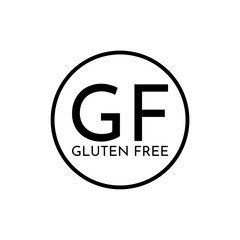 Gluten free Sign line icon