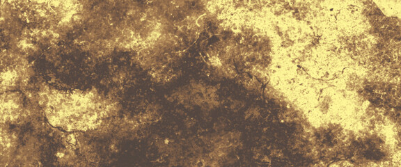 digital painting of gold texture background on the basis of paint. dark black, yellow golden stone concrete paper texture. old brown paper background with texture. watercolor background with grunge