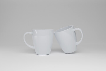 Mug mockup 3d rendering 