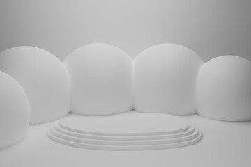 Abstract geometric Monochrome Background. Minimal Futuristic product display