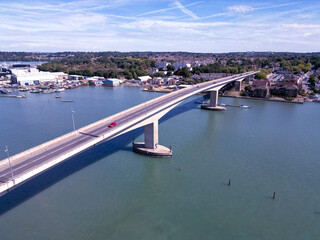 Itchen Bridge Southampton Drone Shot