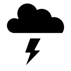 cloud thunder icon