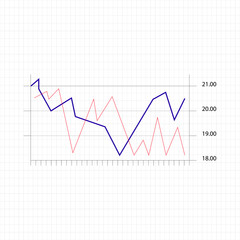 Stock Summery index stock market vector illustration.